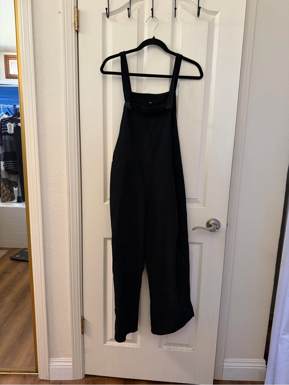 Classic Black Women's Overalls Jumpsuit